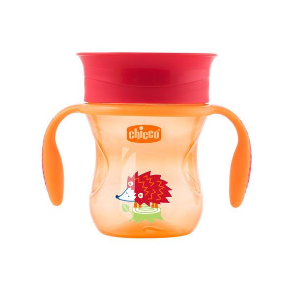 Imagem de Copo Perfect Cup Chicco 12+ Porco Espinho Laranja 