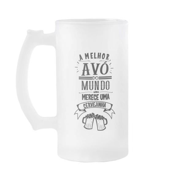 Imagem de Copo Personalizada Chopp Cerveja Presente a Melhor Avó