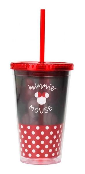 Imagem de Copo Plástico Infantil Canudo Minnie 450ml - Disney