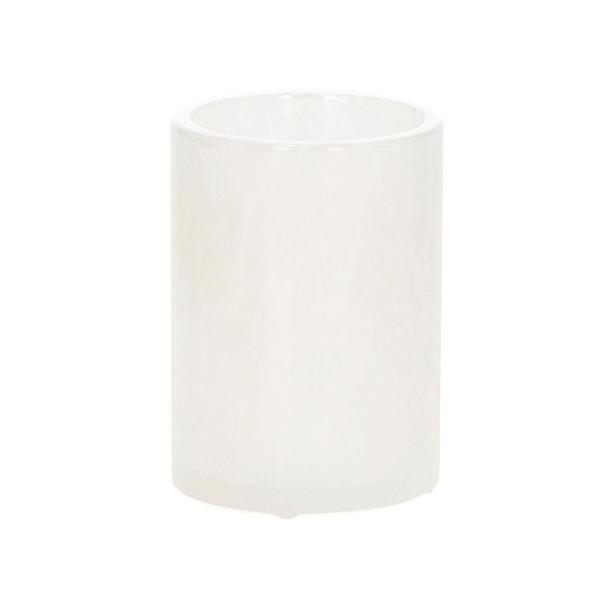 Copo porta escova de dentes em polirresina off white mart Imagem de Copo porta escova de dentes em polirresina off white mart