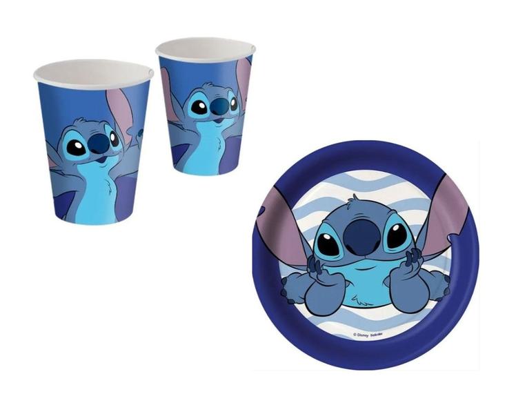 Imagem de Copo prato Stitch kit festa infantil decoraçao Stitch Lilo