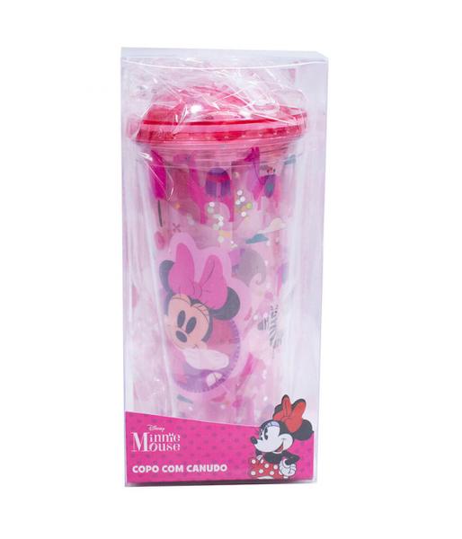 Imagem de Copo Rosa Minnie Cubos Gelo Artificial 600ml Disney