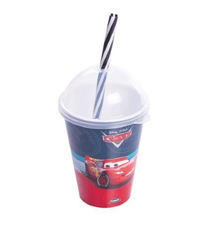 Imagem de Copo shake carros - 280ml  14496 - plasutil 