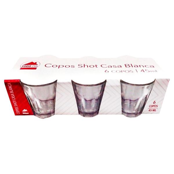 Imagem de Copo Shot Dose 45mL Vidro Cachaça Tequila Vodka Bar  18 un