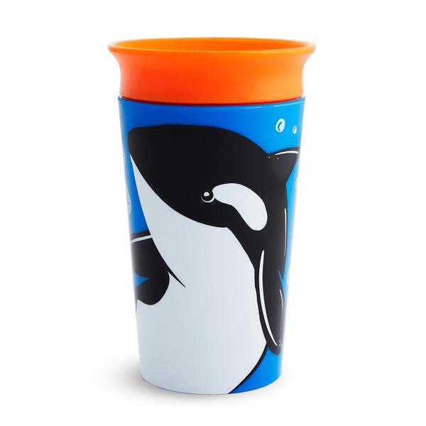 Imagem de Copo Sippy Munchkin Miracle 360 WildLove Orca 270 ml, 1 pacote