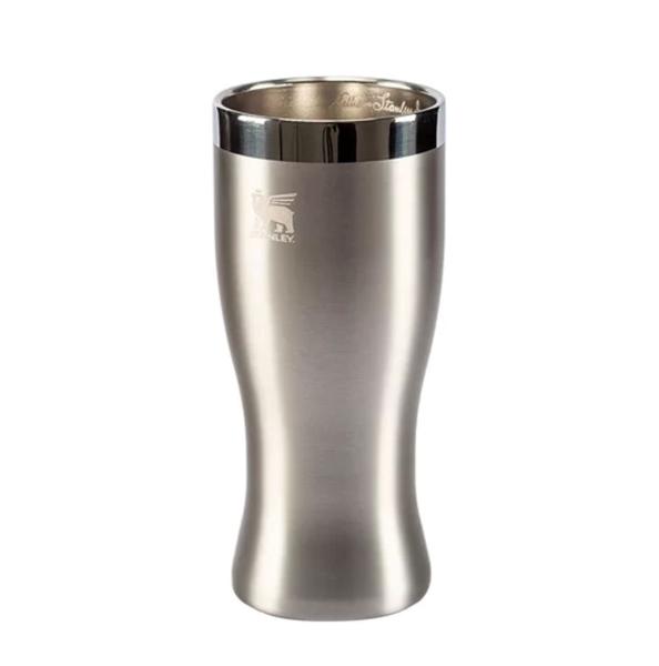 Imagem de Copo stanley térmico pilsner glass happy hour prata stainless steel 444ml 08194-00