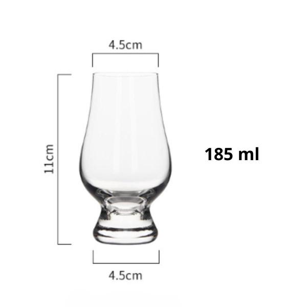 Imagem de Copo Taça Degustação Whisky 185Ml 4 Unidades 11X4,5Cm