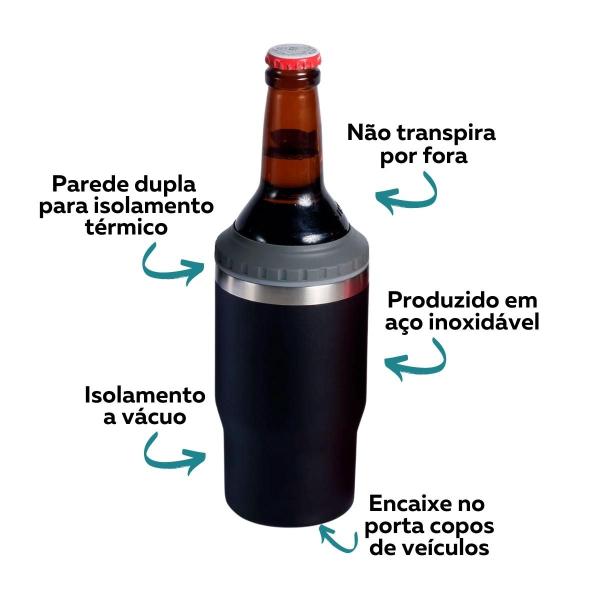 Imagem de Copo Térmico 420ml Porta Lata E Porta Long Neck