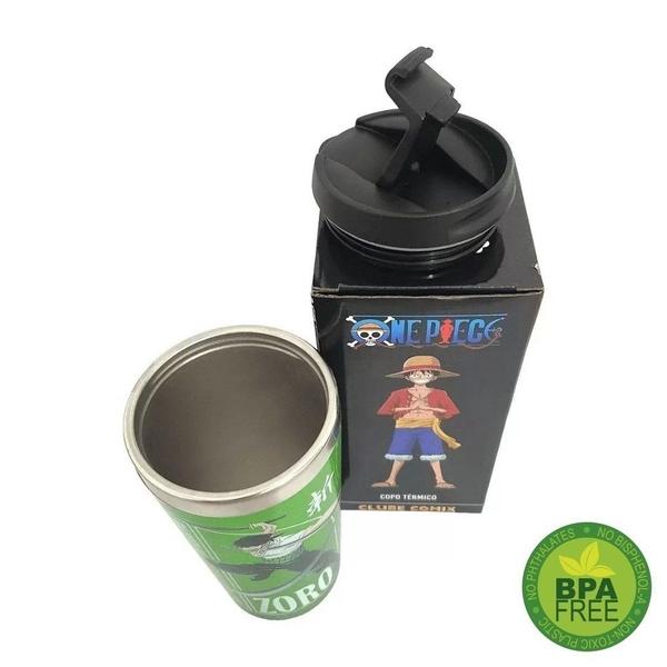 Imagem de Copo Térmico 450 ml One Piece - Roronoa Zoro