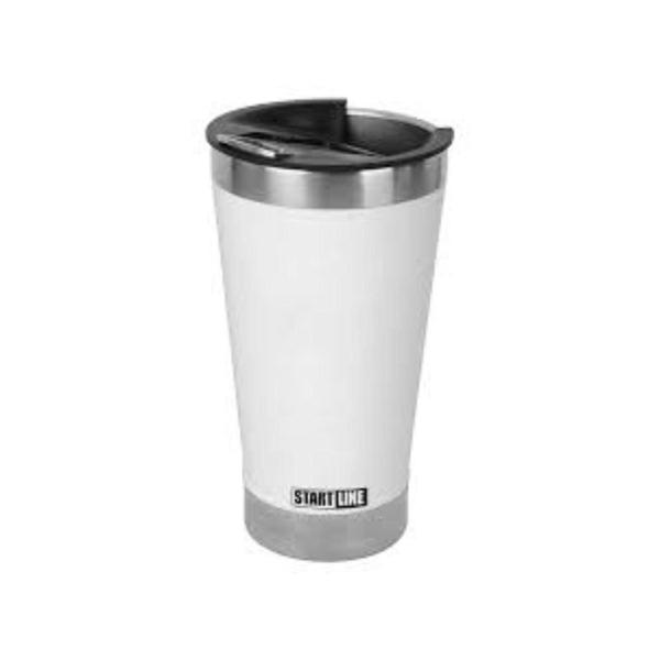 Imagem de Copo Térmico 473Ml Inox Startline Cerveja Gelado - Branco