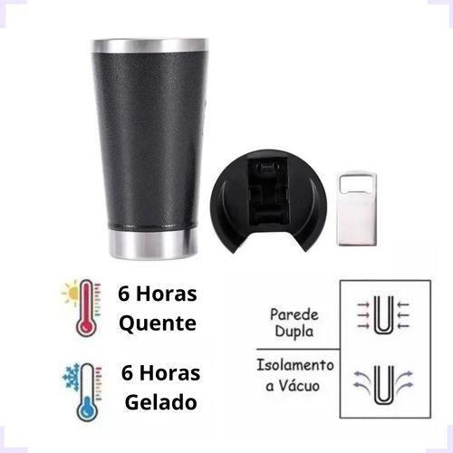 Imagem de Copo Térmico 473Ml Inox Startline Cerveja Gelado - Preto