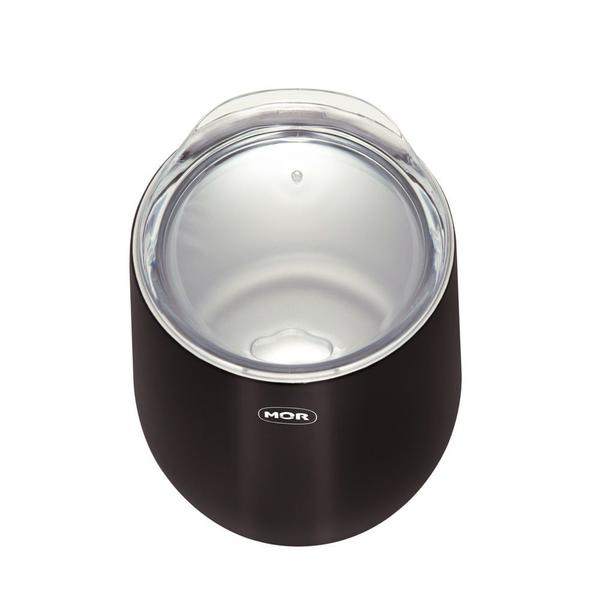 Imagem de Copo Térmico Aço Inox  Preto Com Tampa 360ML