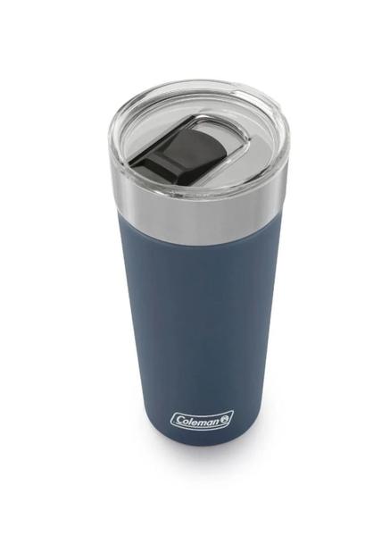 Imagem de Copo Térmico c/ Tampa e Abridor 600ml Coleman Inox 15h Azul