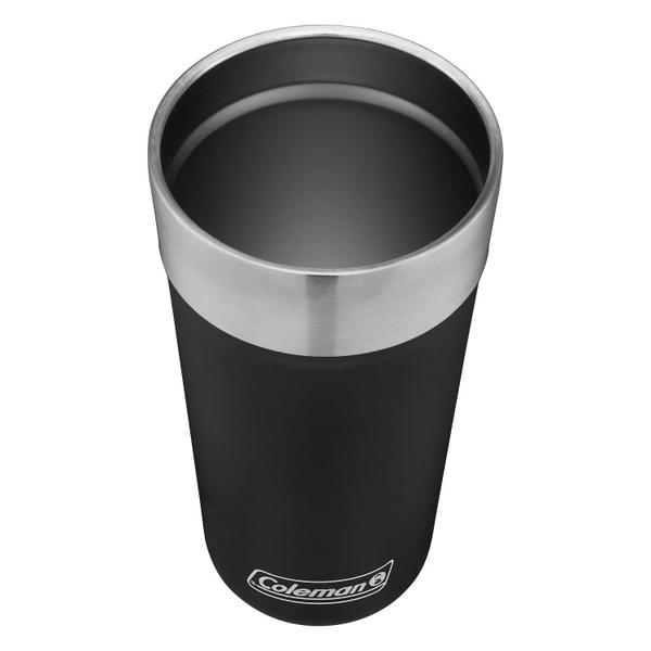 Imagem de Copo Térmico Cerveja Coleman 600ml  Preto Com Abridor Garrafas