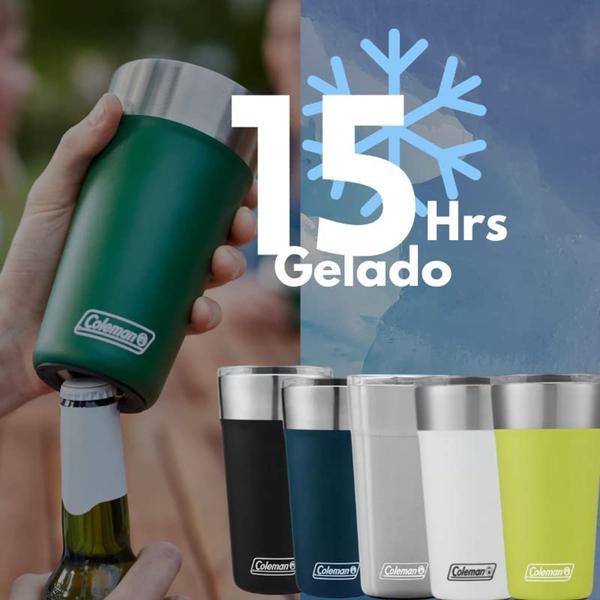 Imagem de Copo Térmico Coleman 600ml (Original) Garantia Vitalícia Com Tampa E Abridor Integrado