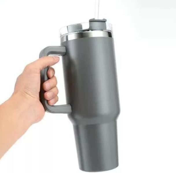 Imagem de Copo Térmico Com Isolamento De Aço Inoxidável 1200ml De Grande Capacidade