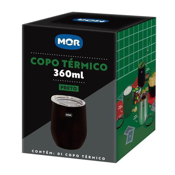 Imagem de Copo Térmico com Tampa 360 ml Várias Cores MOR