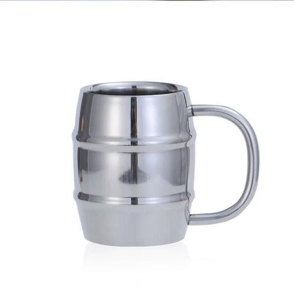 Imagem de Copo Térmico de Aço Inoxidável com Isolamento Duplo - 500/450ml - Caneca Portátil