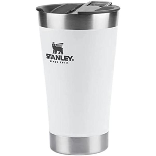 Imagem de Copo Térmico De Cerveja Com Tampa Original Branco 473ml Stanley