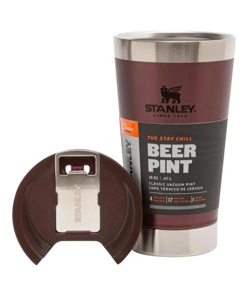 Imagem de Copo Térmico de Cerveja com Tampa Stanley Wine 473ML