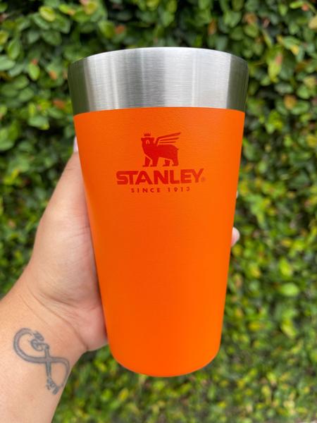 Imagem de Copo Térmico De Cerveja Inox Laranja 473ml Stanley Original