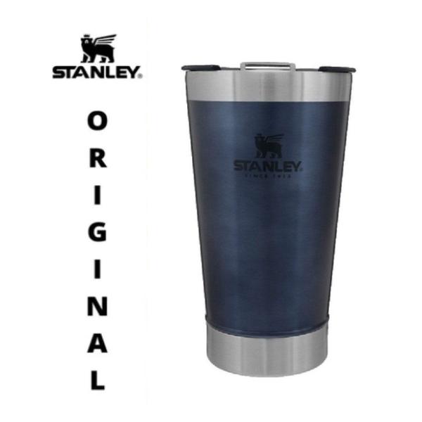 Imagem de Copo Térmico de Cerveja Stanley c/ tampa 473ml - Azul ORIGINAL