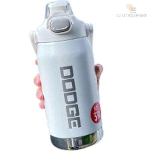 Copo Térmico Gigante de Aço Inoxidável Escovado de 1 Litro - A.R Variedades MT Imagem de Copo Térmico Gigante de Aço Inoxidável Escovado de 1 Litro