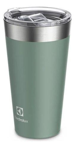 Imagem de Copo Térmico Inox 560ml Verde Com Tampa Hermética Electrolux