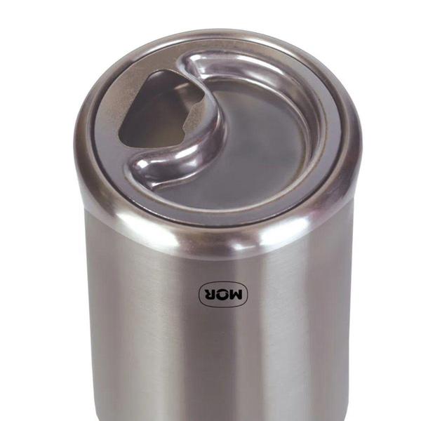 Imagem de Copo Térmico Inox Com Abridor Cerveja Gelada Churrasco Mor