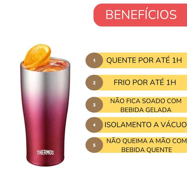 Imagem de Copo Térmico Inox Drink Caribe 420ml