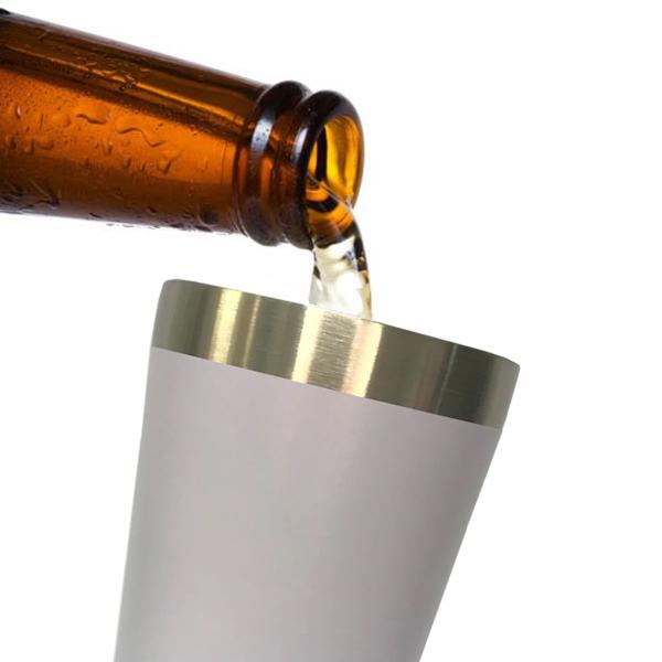 Imagem de Copo Térmico Inox Parede Dupla 473ml Cerveja Gelada Bebidas