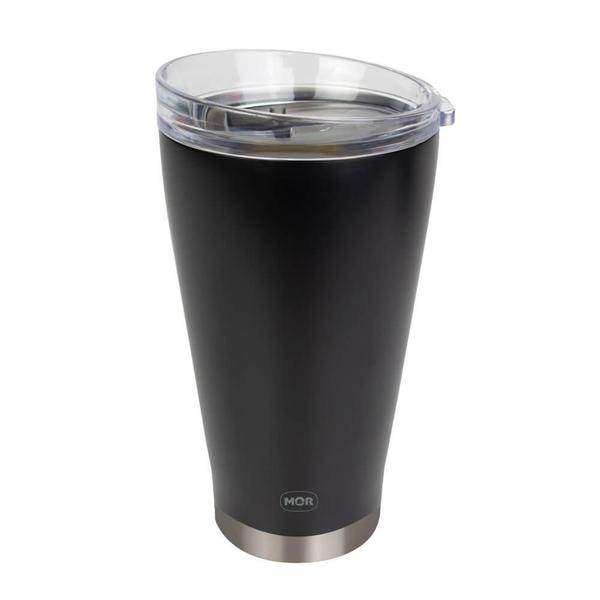 Imagem de  Copo Térmico Mor 700ml com Tampa e Abridor - Preto