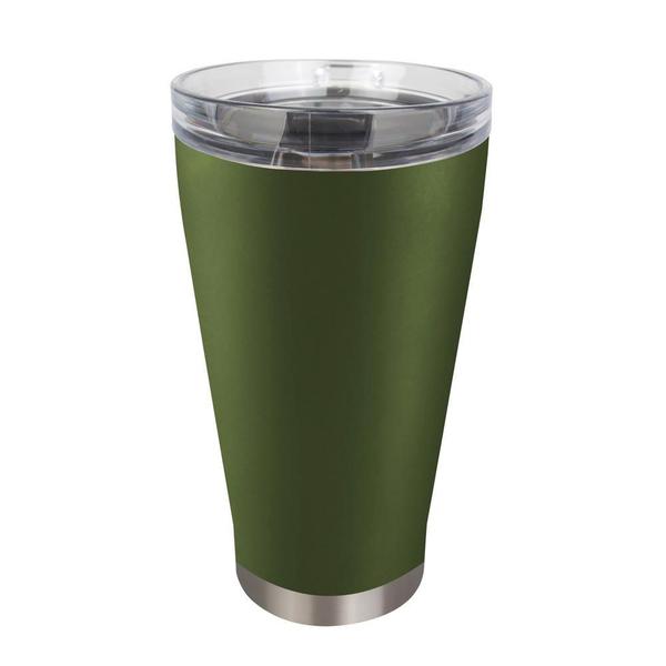 Imagem de Copo Térmico Mor Cerveja 700 Ml Com Tampa E Abridor Verde