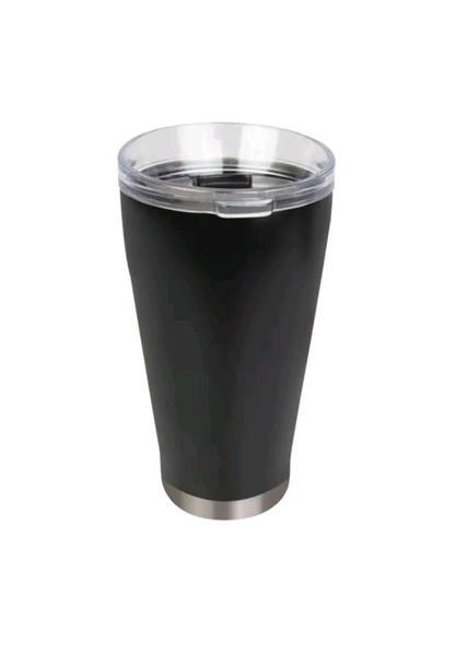 Imagem de Copo térmico para cerveja preto 700ml mor