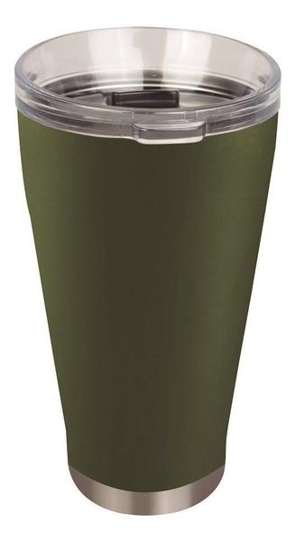 Imagem de Copo Térmico Para Cerveja Verde 700ml Em Aço Inox Mor 8048