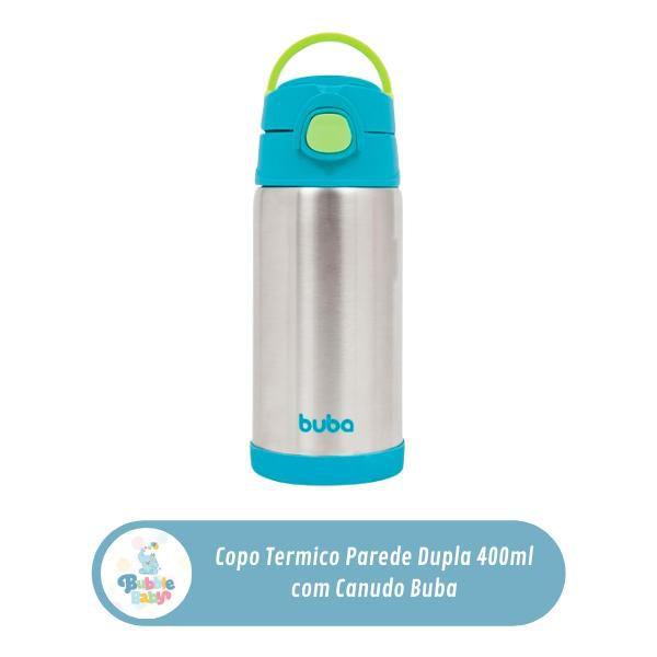 Imagem de Copo Termico Parede Dupla 400ml com Canudo Buba