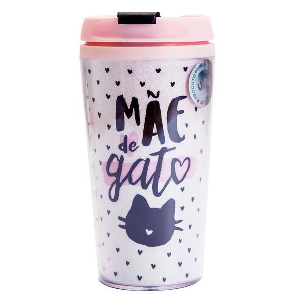 Imagem de Copo termico pop glitter - mae de gato