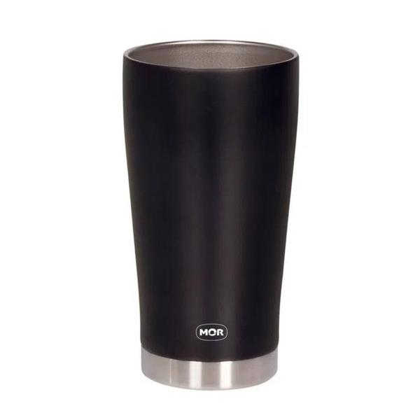 Imagem de Copo Termico Preto Inox 475ml 008086 - Mor