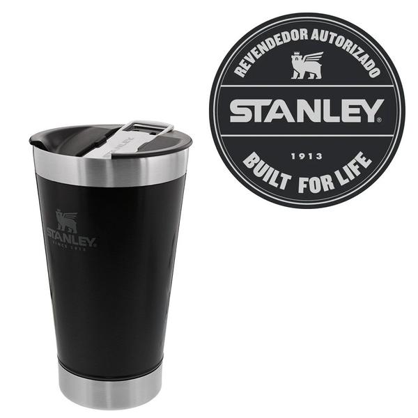 Imagem de Copo Térmico Stanley Cerveja Chopp com Tampa Preto 473ml