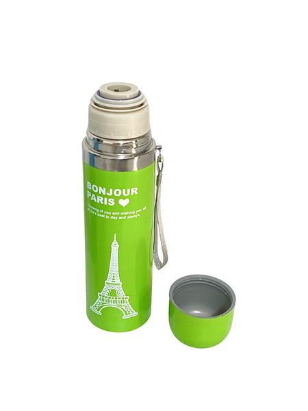 Imagem de Copo termico tema bonjour paris agua cafe isotonico