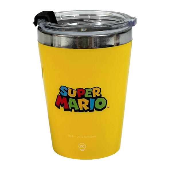 Imagem de Copo Térmico Viagem 300ml SUPER MARIO CUBO- Zona Criativa