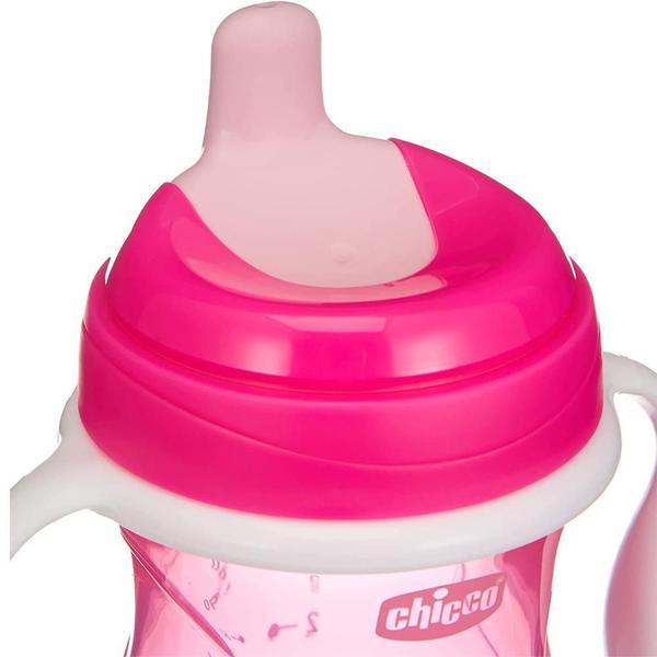Copo Training Cup 200Ml +6M Rosa Chicco Imagem de Copo Training Cup 200Ml +6M Rosa Chicco