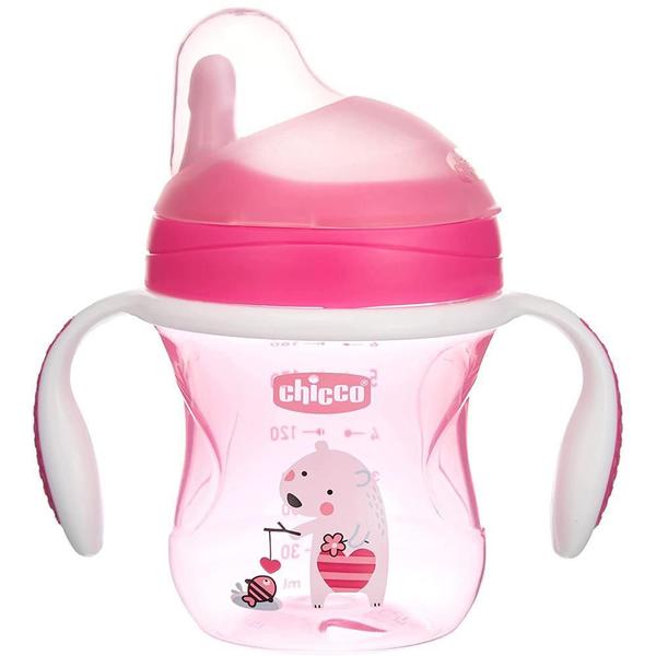 Copo Training Cup 200Ml +6M Rosa Chicco Imagem de Copo Training Cup 200Ml +6M Rosa Chicco