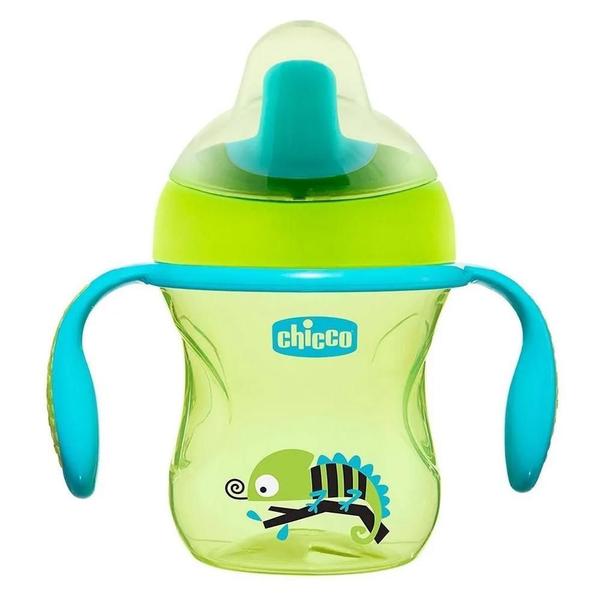 Copo Training Cup 200Ml +6M Verde Chicco Imagem de Copo Training Cup 200Ml +6M Verde Chicco