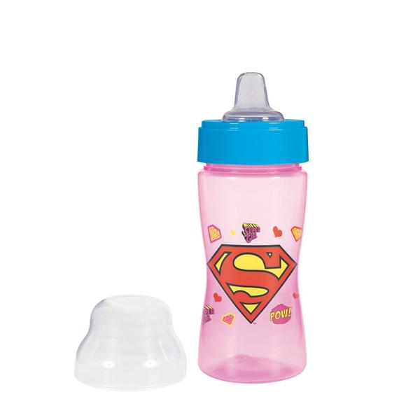 Imagem de Copo Transição Com Bico De Silicone DC Super Girl 330ml