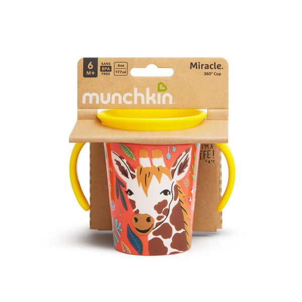 Imagem de COPO TREINAMENTO 360º WILD 177ml - GIRAFA - MUNCHKIN