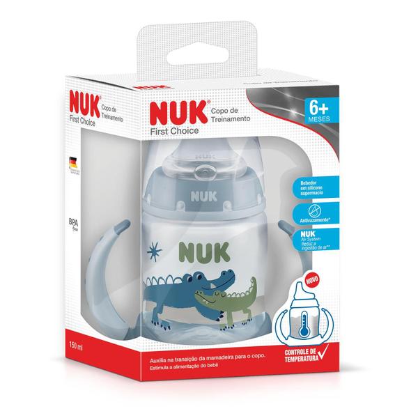 Imagem de Copo Treinamento First Choice NUK 150ml Disney Antivazamento de 6 a 18 Meses Com Alça