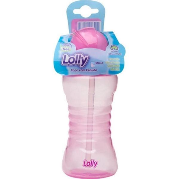 Imagem de Copo Treinamento Lolly Clean com Canudo Rosa Capacidade 300ml