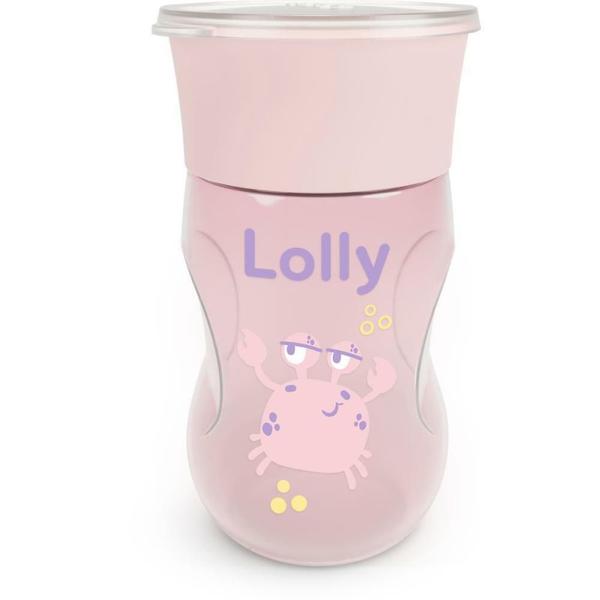 Imagem de Copo Treinamento Oceano 330 ml Rosa - Lolly