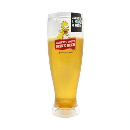 Imagem de Copo Tulipa 450ml Zona Criativa The Simpsons Drink Beer